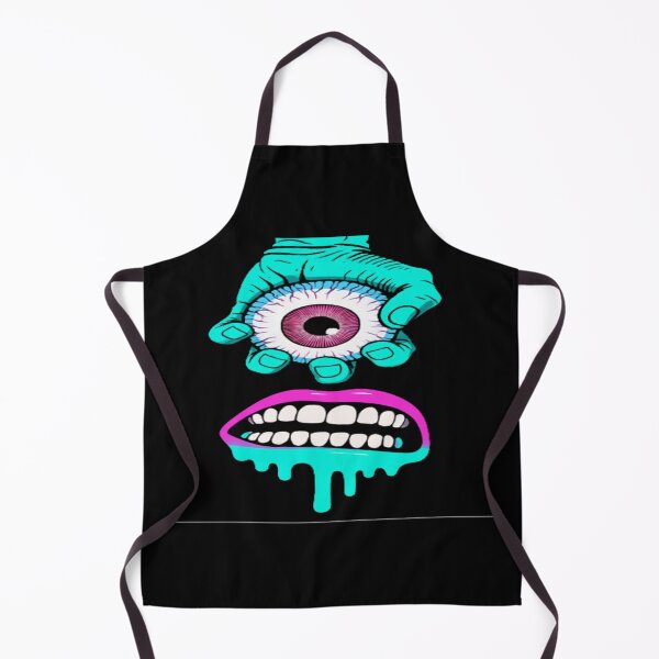 Item preview, Surreal Hand Holding Eyeball Art • Psychedelic Mouth Graphic • Bold Pop Art Illustration designed and sold by Bright Nest Studio.