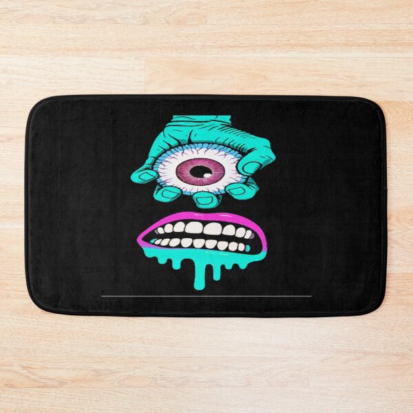 Item preview, Surreal Hand Holding Eyeball Art • Psychedelic Mouth Graphic • Bold Pop Art Illustration designed and sold by Bright Nest Studio.