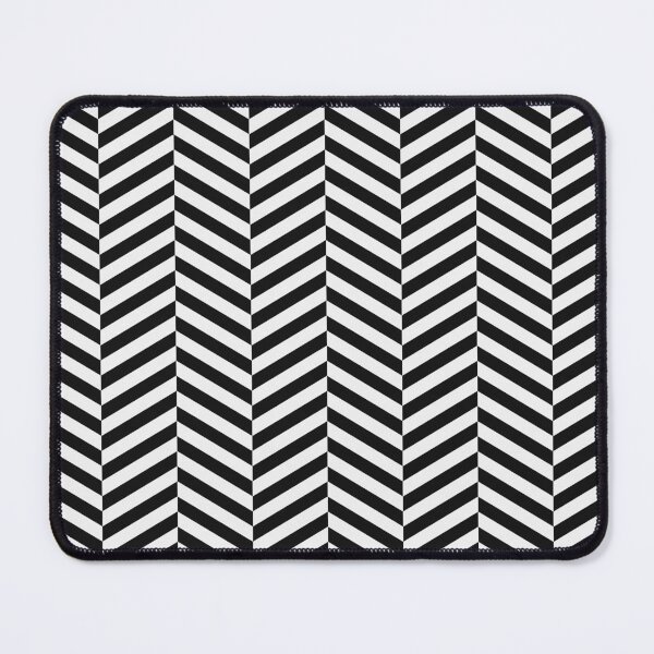 Item preview, Black And White Herringbone Pattern designed and sold by pattern-archive.