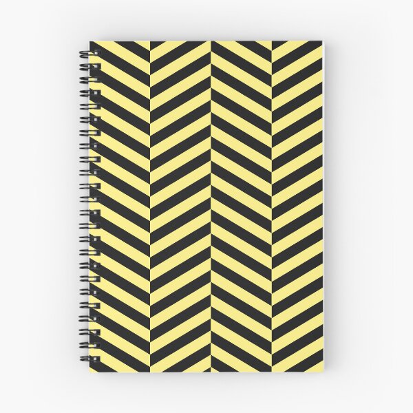 Item preview, Black And Yellow Herringbone Pattern designed and sold by pattern-archive.