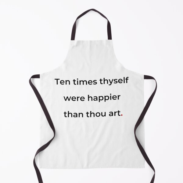 Item preview, "Ten times thyself were happier than thou art" - print black designed and sold by ariksworld.