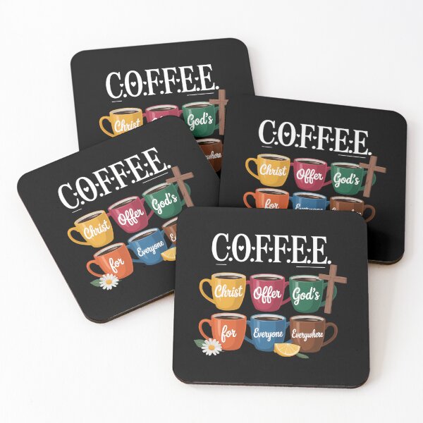 Item preview, Coffee Christ Offers Forgiveness for Everyone Everywhere designed and sold by FaithAbbott.