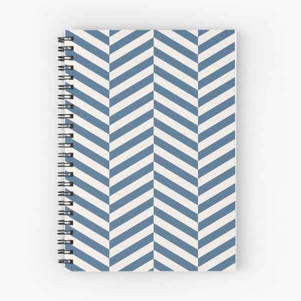Item preview, Blue And Cream Herringbone Pattern designed and sold by pattern-archive.