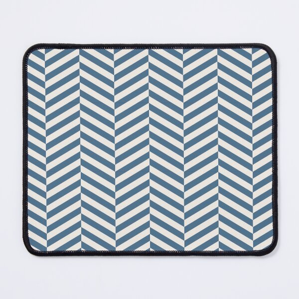 Item preview, Blue And Cream Herringbone Pattern designed and sold by pattern-archive.