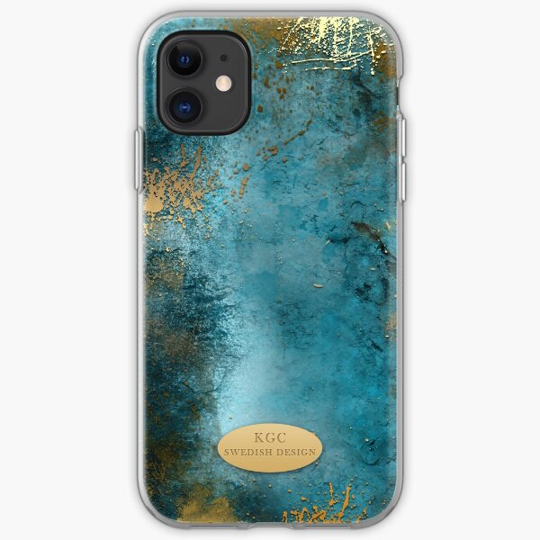 Mobile Skin Turcoisegold iPhone Soft Case