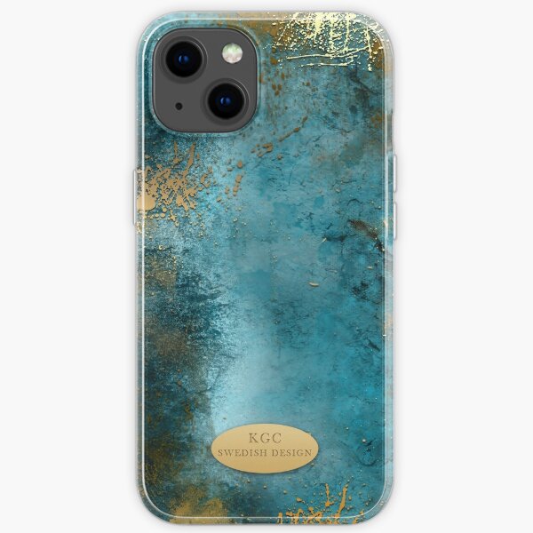 Mobile Skin Turcoisegold iPhone Soft Case