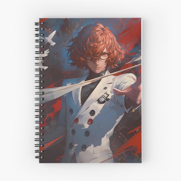 Item preview, Goro Akechi Persona 5 White Suit Detective Mystery Moment designed and sold by TanglenRabbit.