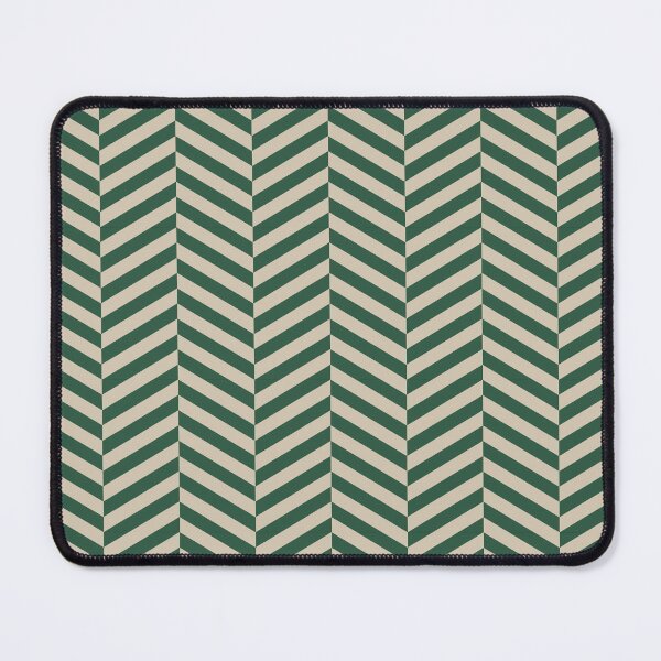 Item preview, Green And Sand Herringbone Pattern designed and sold by pattern-archive.