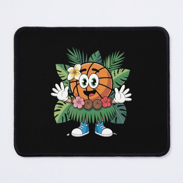 Item preview, Cute Hawaiian Basketball Ball Tropical Beach Summer Vacation designed and sold by FaithAbbott.