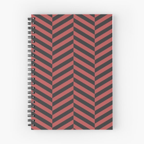 Item preview, Red And Charcoal Herringbone Pattern designed and sold by pattern-archive.
