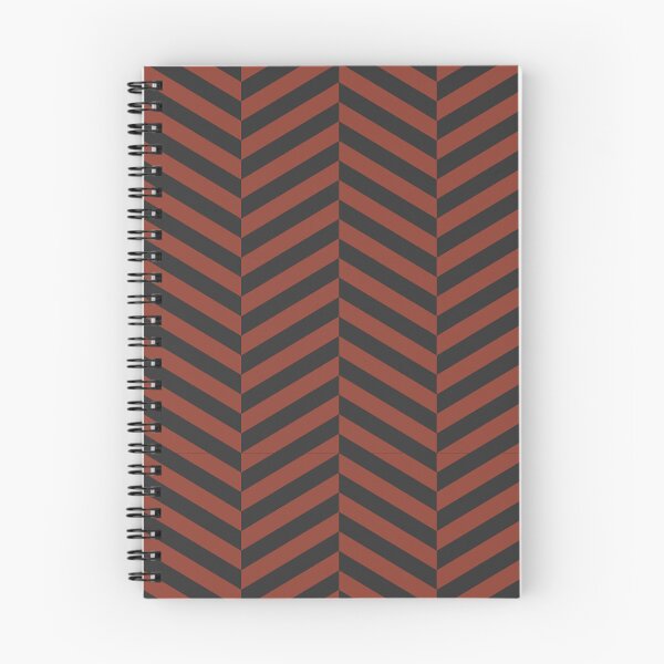 Item preview, Rust And Charcoal Herringbone Pattern designed and sold by pattern-archive.
