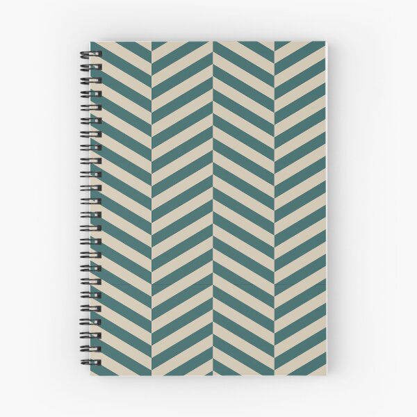 Item preview, Teal And Beige Herringbone Pattern designed and sold by pattern-archive.