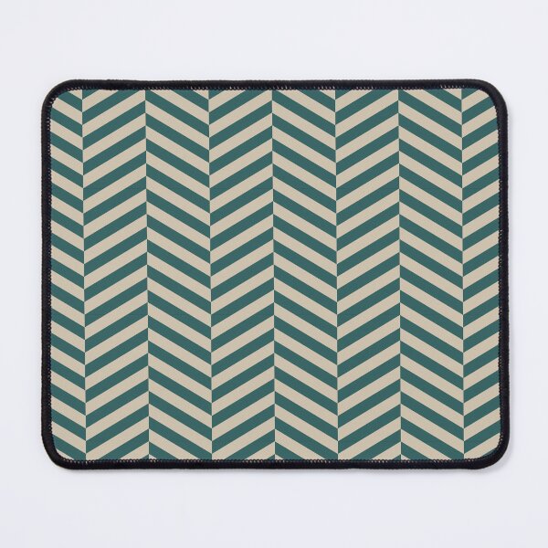 Item preview, Teal And Beige Herringbone Pattern designed and sold by pattern-archive.