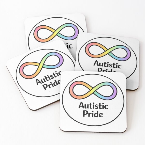 Item preview, Autistic Pride Infinity Symbol – Neurodiversity Autism Acceptance Rainbow Design designed and sold by SirensSageStone.
