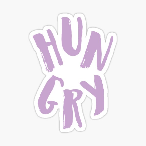 Hungry Purple Sticker
