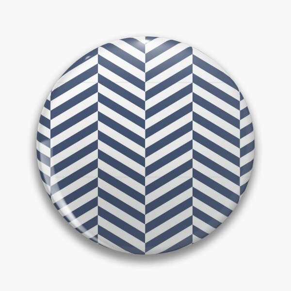 Item preview, White And Blue Herringbone Pattern designed and sold by pattern-archive.