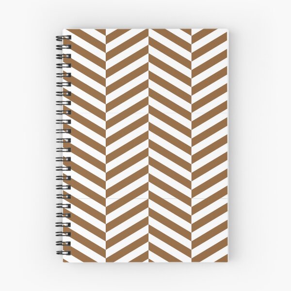 Item preview, White And Bronze Herringbone Pattern designed and sold by pattern-archive.