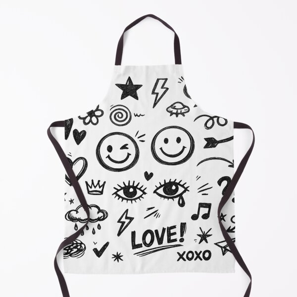 Item preview, Y2K Grunge Aesthetic Hand-Drawn Chalk Doodles Pack designed and sold by irfanshikh.