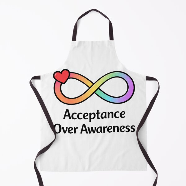 Item preview, Acceptance Over Awareness Infinity Symbol – Autism Acceptance Neurodiversity Pride Design designed and sold by SirensSageStone.