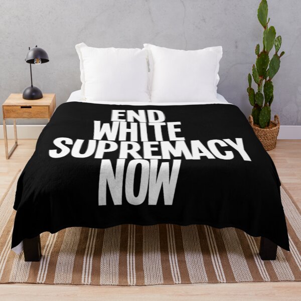 Item preview, End White Supremacy Equal Rights Typography designed and sold by yjepcnoeaeg93.