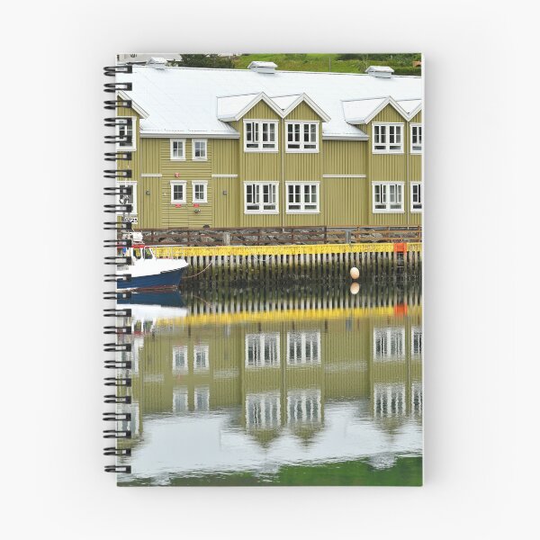 Item preview, Small fishing town in a narrow fjord - Siglufjordur, Iceland. Original photography designed and sold by studio838.