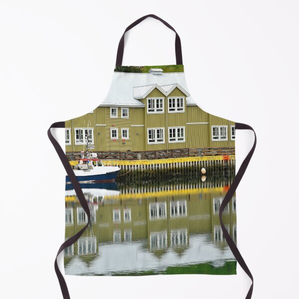 Item preview, Small fishing town in a narrow fjord - Siglufjordur, Iceland. Original photography designed and sold by studio838.