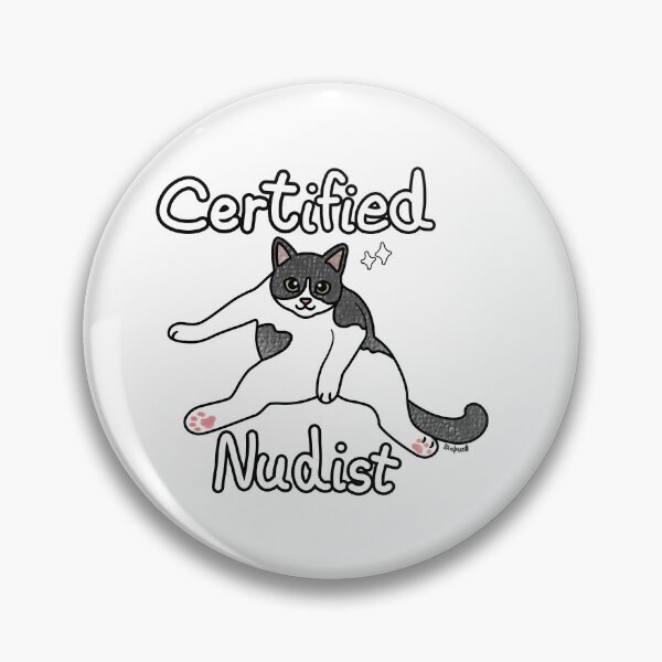 Artikelvorschau, Zertifizierte Nudistenkatze – Lustiges Katzen-Meme entworfen und verkauft von Blupunk.