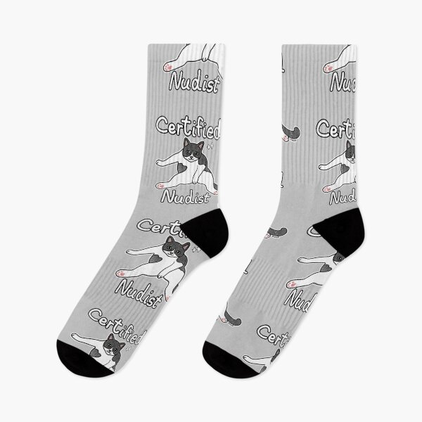 Item preview, Certified Nudist Cat – Funny Cat Meme designed and sold by Blupunk.