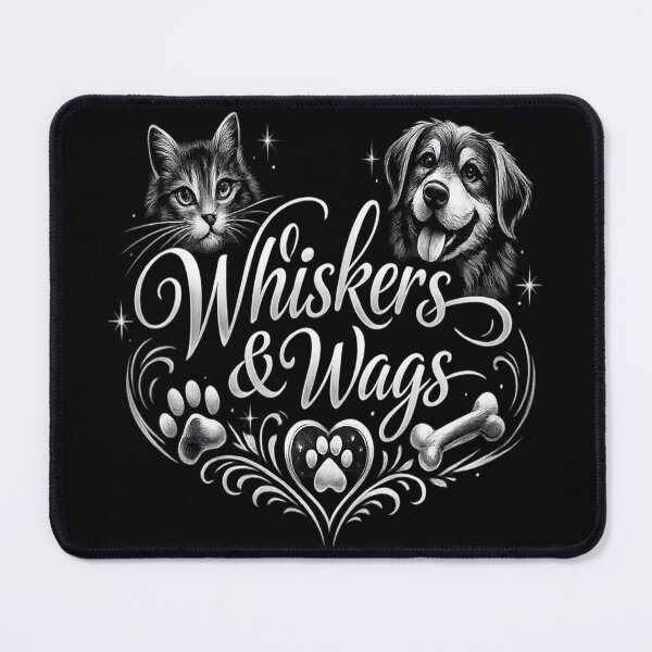 Item preview, Whiskers and Wags Pet Lover Design designed and sold by DAXIFY.