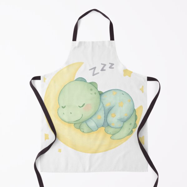 Item preview, Cute Sleeping Dino Moon Cartoon designed and sold by Velvet-motive.
