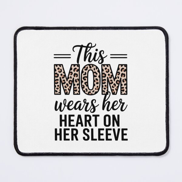 Item preview, Custom Mom With Kids Name On Sleeve I Wear My Heart On My Mama New Mom designed and sold by FaithAbbott.