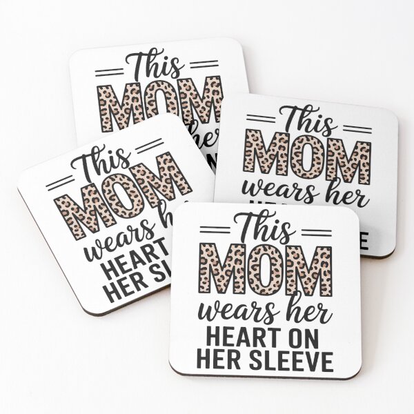 Item preview, Custom Mom With Kids Name On Sleeve I Wear My Heart On My Mama New Mom designed and sold by FaithAbbott.