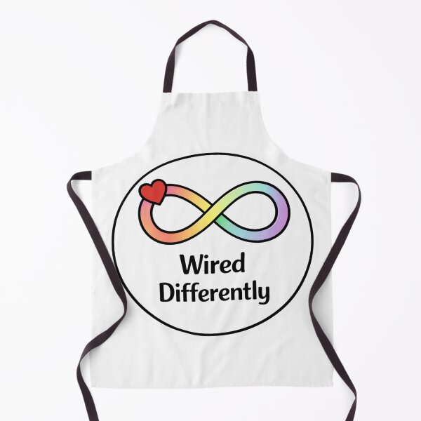 Item preview, Wired Differently Infinity Symbol – Neurodiversity Autism Acceptance Neurodivergent Pride Design designed and sold by SirensSageStone.