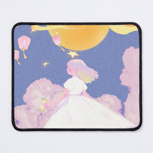 Item preview, Dreamy nostalgic Girl in White Dress Digital Collage designed and sold by mooncakekaro.