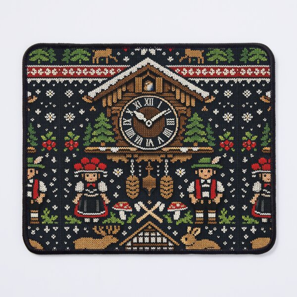 Item preview, Black Forest cuckoo clock knitting pattern idyll designed and sold by Mauswohn.