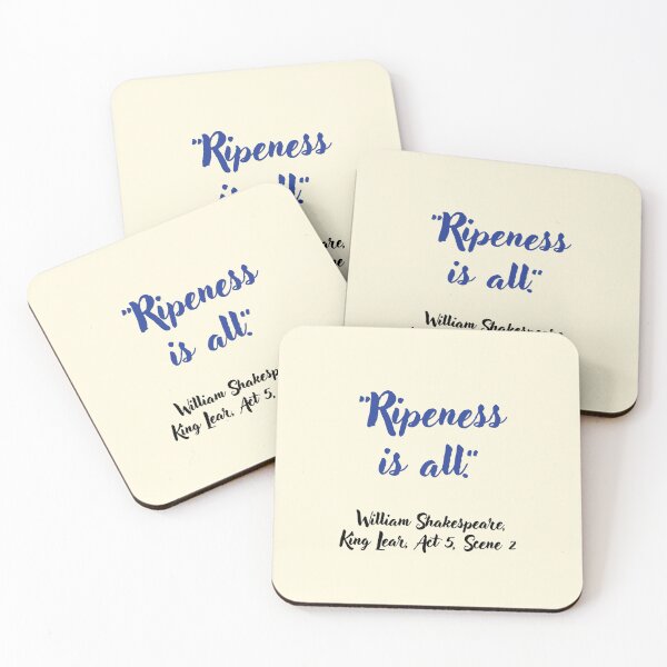 Item preview, Wicked Shakespeare Quote from King Lear designed and sold by CharlottePlaceArt.