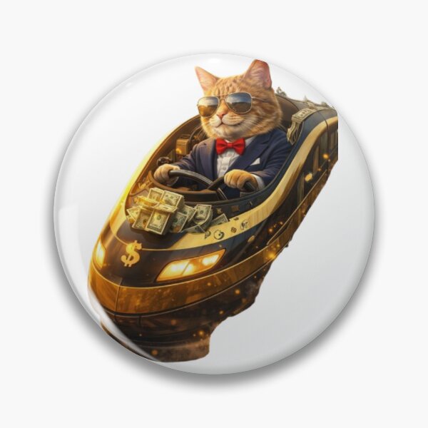 Item preview, Millionaire Cat Train Driver – Wealth & Hustle Vibes designed and sold by Busdriverstore.