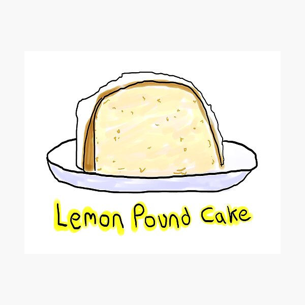 Item preview, Lemon Pound Cake designed and sold by Mark-Ewbie.