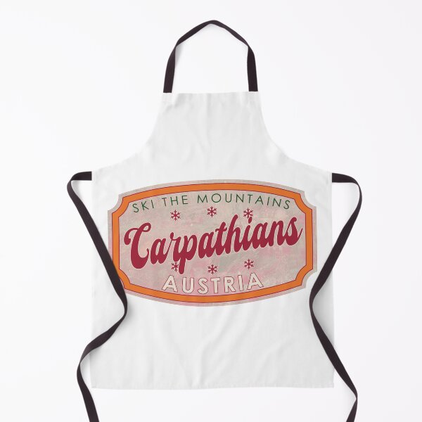 Item preview, Carpathians, Austria, Ski, textured skiing badge designed and sold by Wanderful-roads.