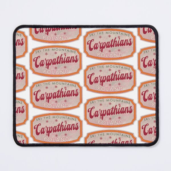 Item preview, Carpathians, Poland, Ski, textured skiing badge designed and sold by Wanderful-roads.