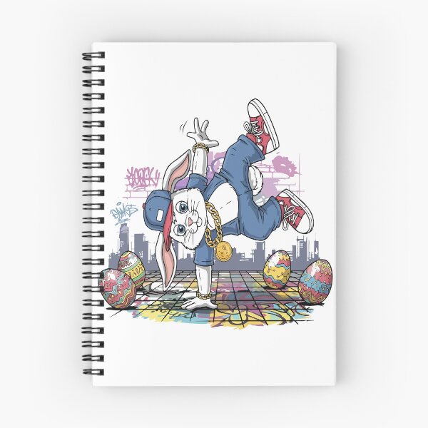 Item preview, hip hop easter Bunny Breakdancer designed and sold by Uglyandcute.