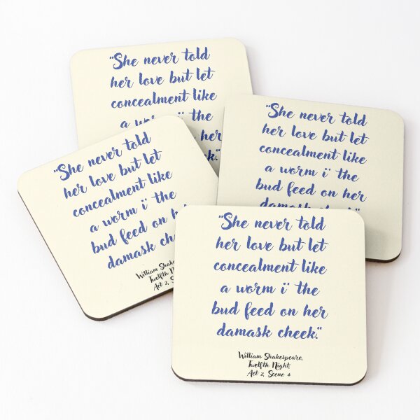 Item preview, Dope Shakespeare Quote from Twelfth Night designed and sold by CharlottePlaceArt.