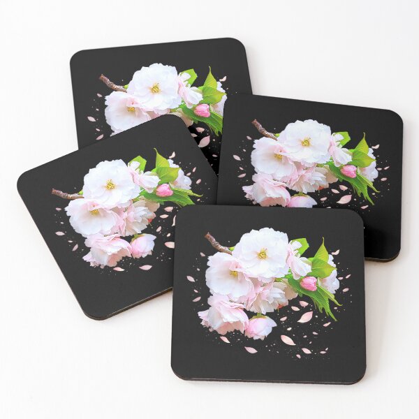 Item preview, Soft Pink Cherry Blossom Branch Sakura Japan 2 Shapes Mania designed and sold by hqmofoo35.