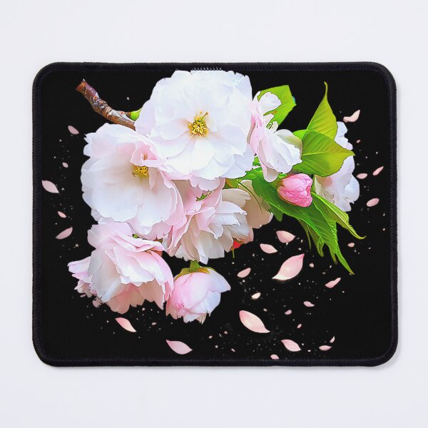 Item preview, Soft Pink Cherry Blossom Branch Sakura Japan 2 Shapes Mania designed and sold by hqmofoo35.