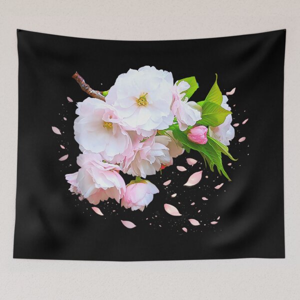 Item preview, Soft Pink Cherry Blossom Branch Sakura Japan 2 Shapes Mania designed and sold by hqmofoo35.