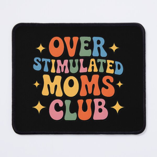 Item preview, Over Stimulated Moms Club Funny Mom Life Premium Tri-Blend designed and sold by hqmofoo35.