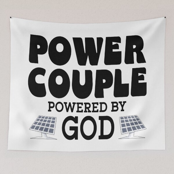 Item preview,  Christian Couples Matching Shirt Power Couple Tee Tops Valentines Day designed and sold by Colorfulman.