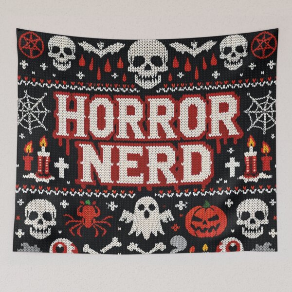 Item preview, Horror Nerd, cool knitting picture designed and sold by Mauswohn.