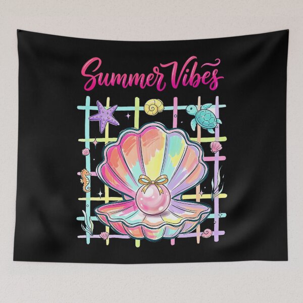 Item preview, Summer Vibes Colorful Ocean Theme Tropical Design Premium Tri-Blend designed and sold by hqmofoo35.
