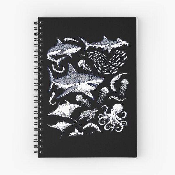 Item preview, Sharks Jellyfish Octopus Ocean Life Illustration Premium Tri-Blend designed and sold by hqmofoo35.